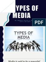 Types of Media: Ms. Merwin Cristel D. de Nava