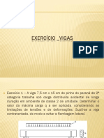 Exercícios de Vigas Resolvidos