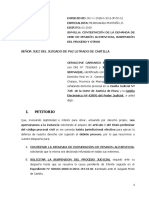 Modelo de Contestacion de Demanda de Cese de Pension Alimenticia