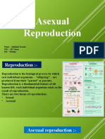 Asexual Reproduction: Name:-Siddhesh Taraate STD: - 10 Venus Sub: - Biology