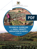 Technical Guideline For Small Gravity Irrigation Schemes in Uganda 2020 MAAIF Print Version