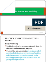 Body Mechanics and Mobility