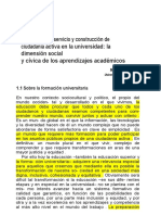 Aprendizaje Servicio y Construcción de Ciudadanía Activa en La Universida1