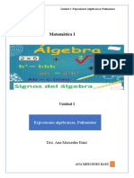 Expresiones Algebraicas