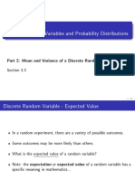 Discrete Random Variables and Probability Distributions