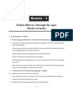 Indian History Through The Ages Medieval India: Module - 3