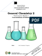 GENERAL CHEMISTRY 2 - Q1 M3 Concentrations of Solution