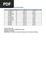 Negocio "Don Hipólito" Estado de Facturas Del Mes de Mayo Del 2010