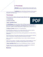 Is and Thrombosis