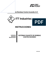 Instrucciones de Paquete de Bombas Contra Incendio