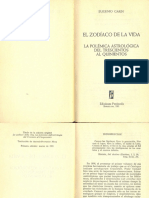 El Zodiaco de La Vida La Polémica Astrológica Del Trescientos Al Quinientos by Garin, Eugenio