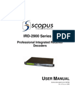 IRD-2900 Series: Professional Integrated Receiver Decoders