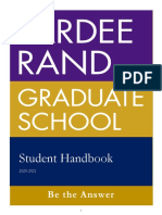 Student Handbook 2020-21