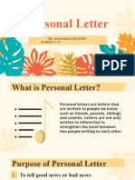 Joice Sabda Laila Safitri (Personal Letter)