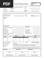 Document Title: Welding Procedure Specification: Champion West Phase Iii Dev. Project C030005/ESP MSE BSP (ESP/2)