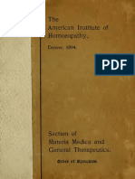 American Institute of Homeopathy - Matéria Médica Antigo