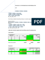 Ejercicio de Análisis de Sensibilidad A Un Problema de Maximización