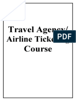 Travel Agency/ Course: Airline Ticketing