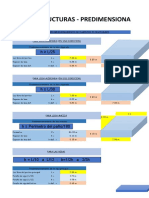 Predimensionamiento Elementos Estructurales