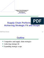 Supply Chain Performance: Achieving Strategic Fit and Scope