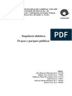 Sequência Didática - Projeto Praças e Parques