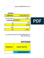 Tablas de Amortizacion Con 3 Sistemas