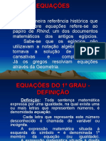 (Aula 3) Equações de 1º e 2º Graus, Sistemas