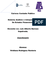 Análisis e Interpretación de Estados Financieros