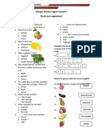 Ulangan Fruit and Vegetable Grade 1