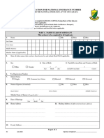 Application For National Insurance Number: I. II. Iii. IV. Submit A Valid Picture Identification of The Applicant V