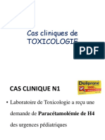 Cas Cliniques Toxico