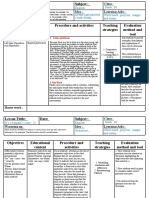 Unit 2 Grade 08 Lesson Plan