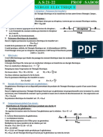 1bac SX-SM L'energie Electrique Cours Exercices