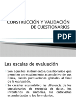 Construccion y Validacion de Cuestionarios