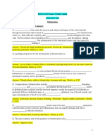 RNSG 1533 Exam 3 Study Guide Instructor Key Elimination Fill in The Blank and Short Answer