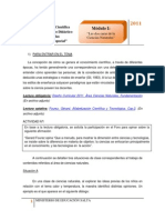 MODULO I - Las Dos Caras de Las Ciencias Naturales