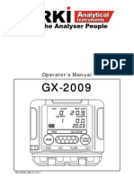 GX-2009 - Personal Multigas Detector. Operator's Manual (RKI, 2009)