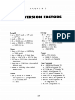 Conversion Factors: Length Energy