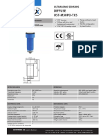 Diffuse Ust-M30Po-Txs: Ultrasonic Sensors