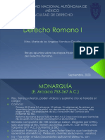 I.1. Etapas Derecho Romano