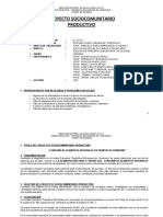 Proyecto Sociocomunitario Productivo: 1. Datos Referenciales