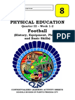 Physical Education Football: (History, Equipment, Players, and Basic Skills)