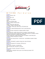 MTH302 Formulas