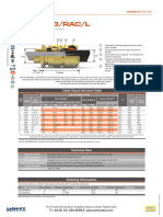 501/453/RAC/L: Cable Gland Selection Table