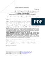 Investigating Consumer Preference in Banking Services - A Conjoint Analysis Study