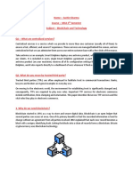Name:-Sachin Sharma Course: - Mca 4 Semester Subject: - Blockchain and Technology