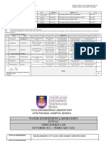 Lab Week 5 Ecw341 (Measurement of Flow Over Sharp Crested Weir)