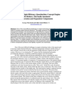 A Six-Stroke, High-Efficiency Quasiturbine Concept Engine With Distinct, Thermally-Insulated Compression and Expansion Components