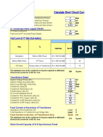 Short Circuit Current at Various Point of Distribution System