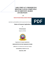 Accountable Privacy-Preserving Mechanism For Cloud Computing Based On Identity-Based Encryption